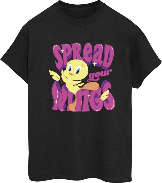 Actual product image Looney Tunes Womens/Ladies Tweeday Spread Your Wings Cotton Boyfriend T-Shirt (3XL)