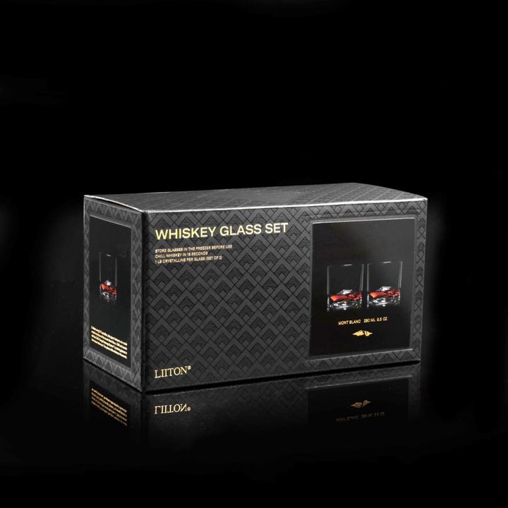 Actual product image Liiton Mt Blanc whiskey glasses set of 2 (2.80 dl, 2 x, Whisky glass)