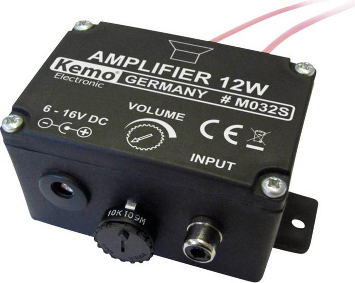 Immagine prodotto Kemo Amplificatore mono sal 12 W Plug & Play