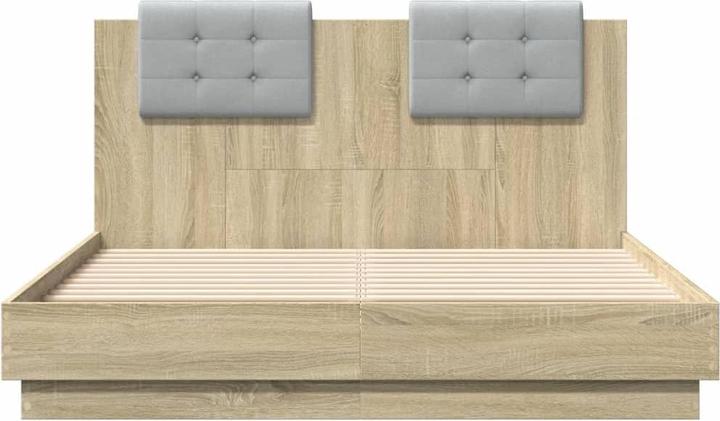 Immagine prodotto VidaXL Giroletto con testiera in rovere Sonoma (120 x 190 cm)