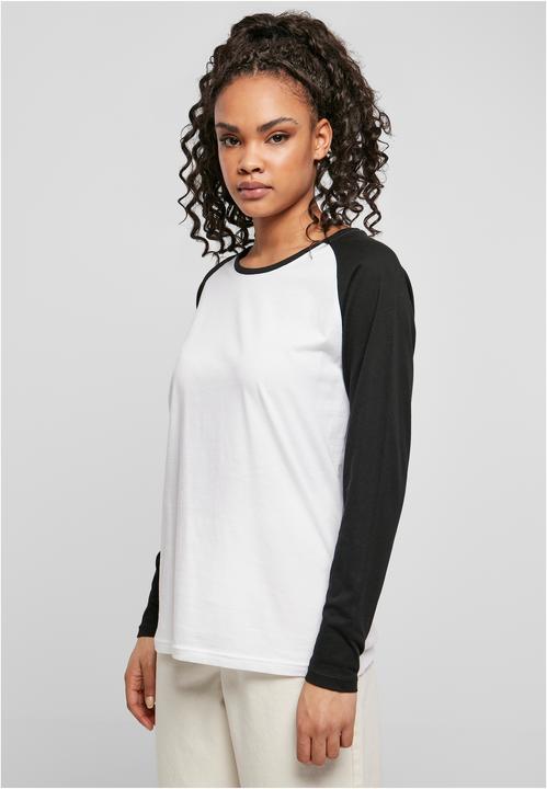 Immagine prodotto Urban Classics Donna Raglan a maniche lunghe a contrasto (S)