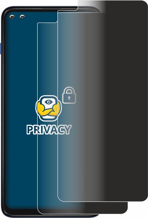 Produktbild BROTECT Sichtschutzfolie Anti-Spy Privacy Folie Blaulicht-Schutz (2 Stück, Motorola Moto G 5G Plus)