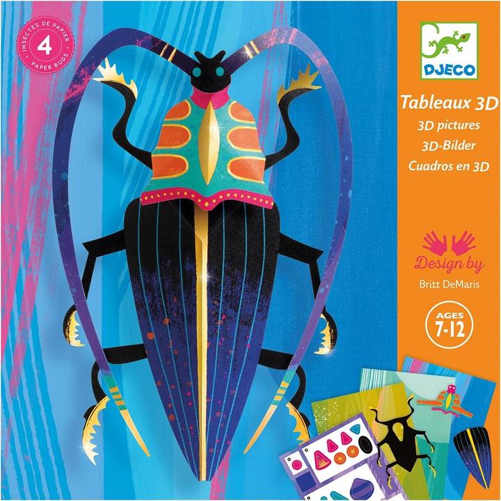 Produktbild Djeco 3D Bilder Papierkäfer