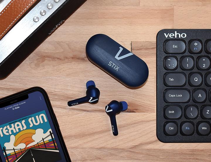 Produktbild veho STIX - True Bluetooth Earphones (4 h, Kabellos)