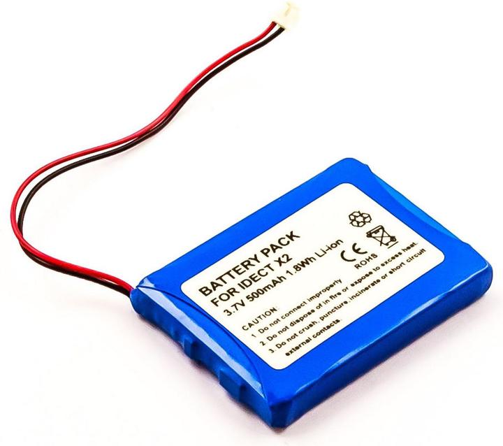 Immagine prodotto AGI 84857 - Batteria - IDECT X2I - Nero - Ioni di litio (Li-Ion) - 500 mAh - 3,7 V