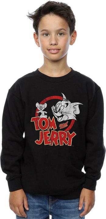 Immagine prodotto Tom & Jerry Distressed Logo Felpa Ragazzi (116)