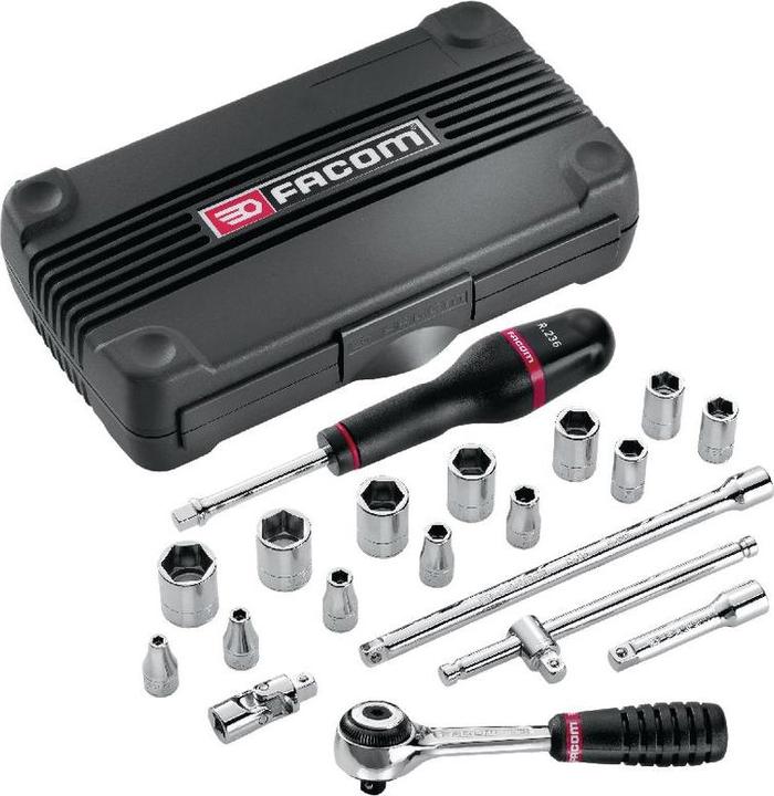 Actual product image Facom Socket wrench set (1/4")