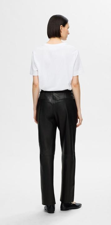 Immagine prodotto Selected Femme Pantaloni in pelle dal taglio ampio (42)