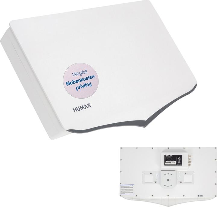 Actual product image Humax Mobile flat antenna H40D Quad (Flat antenna, DVB-S / -S2)
