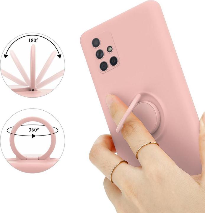 Produktbild Cadorabo TPU Liquid Ring Silicone Case Hülle (Samsung Galaxy M40s)