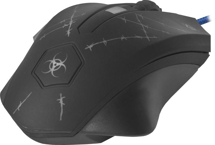 Produktbild Defender Forced GM-020L Maus Beidhändig USB Typ-A Optisch 3200 DPI (Kabelgebunden)
