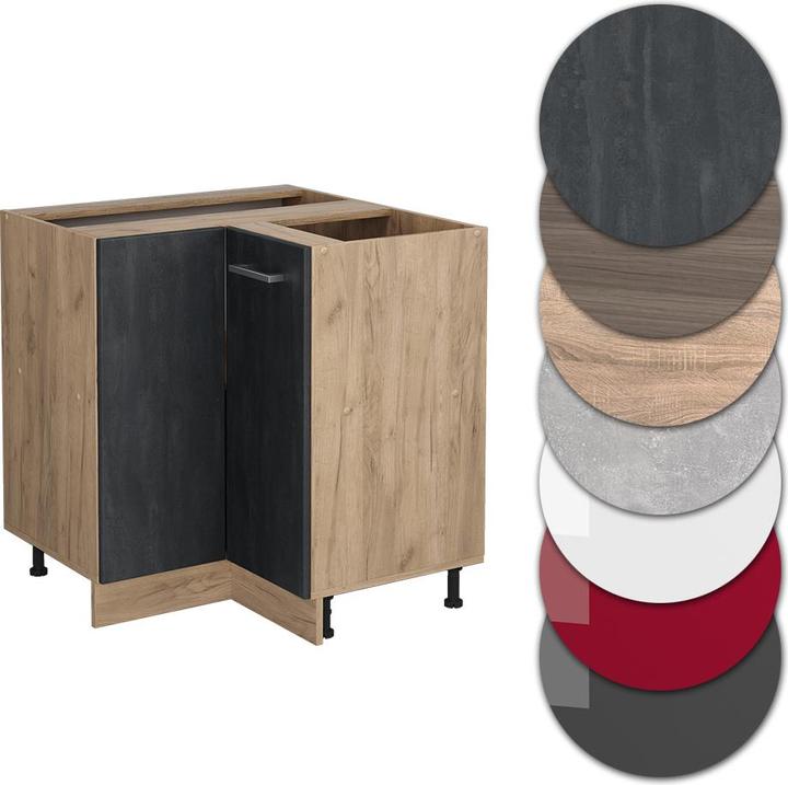 Actual product image Vicco Eckunterschrank R-Line (75.5 x 46 x 81.5 cm)