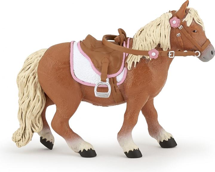 Actual product image Papo Shetland pony with saddle