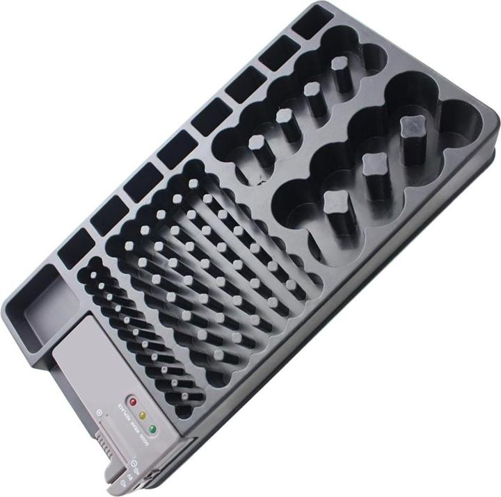 Immagine prodotto AccuCell Organizzatore di batterie 2in1, contenitore universale per batterie 1-110 o batterie