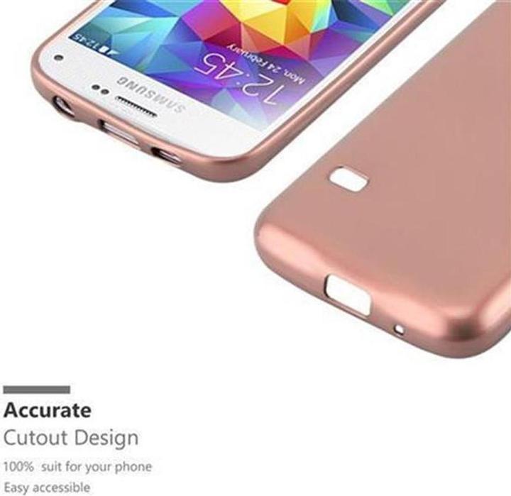 Image du produit Cadorabo Couverture métallique mate TPU (Samsung Galaxy S5, Samsung Galaxy S5 Neo)