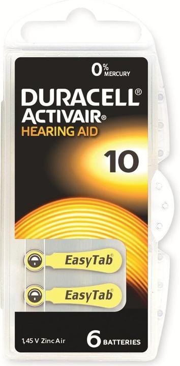 Actual product image Duracell Activair 10 (6 pcs., Device specific, 90 mAh)