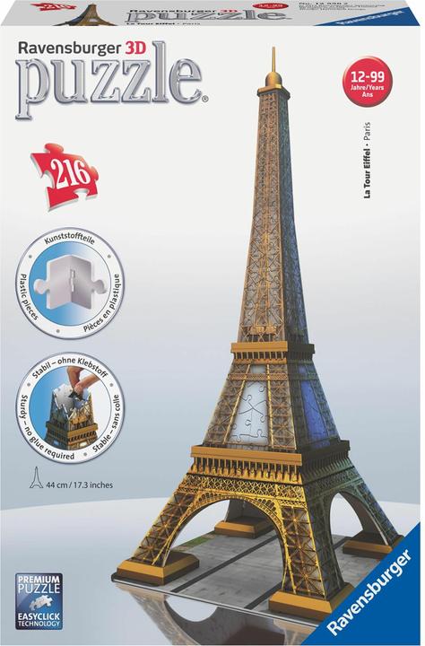 Actual product image Ravensburger Eiffel Tower, Paris (216 pieces)