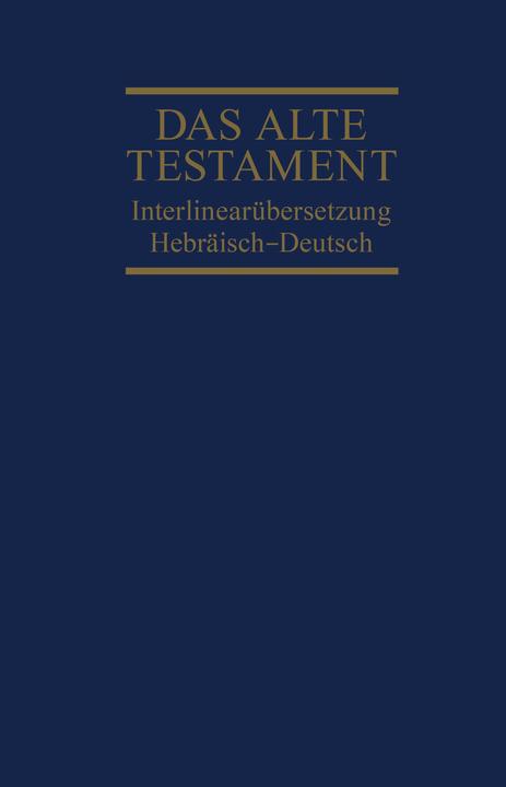 Immagine prodotto Traduzione interlineare Antico Testamento, ebraico - tedesco, Volume 1 (Tedesco, Rita Maria Steurer, 2022)