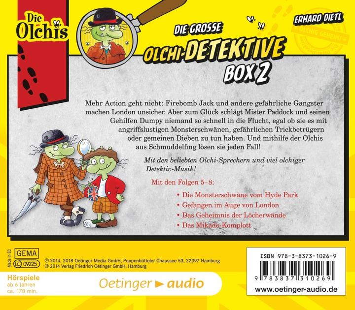 Produktbild Die grosse Olchi-Detektive Box 2 (4CD) (Barbara Iland-Olschewski, Erhard Dietl, Deutsch)
