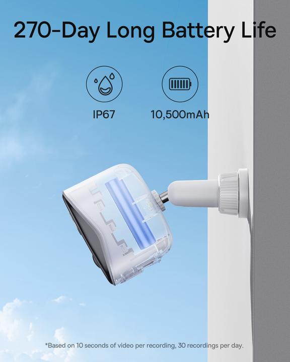 Immagine prodotto Baseus Outdoor Camera N1 Plus Camera 2K 4-Cam Kit White (2304 x 1296 Pixels)
