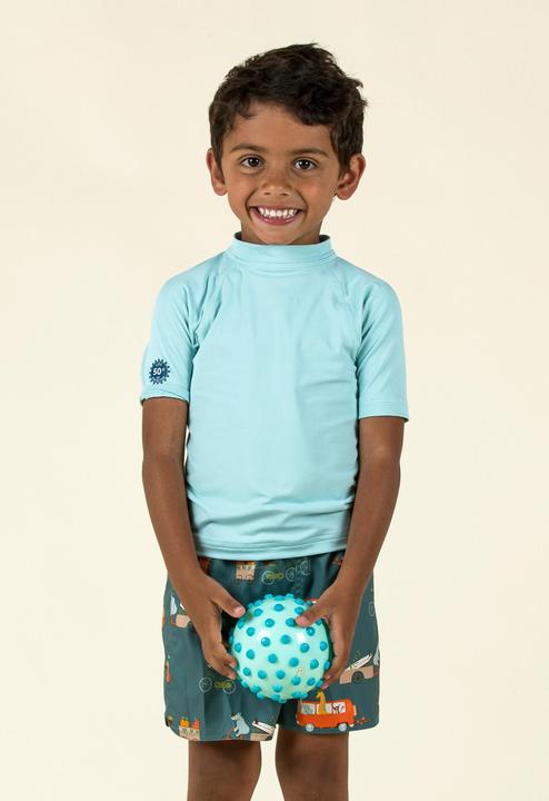Image du produit Nabaiji T-shirt UV bébé manches courtes - bleu clair (76, 78, 80 C)