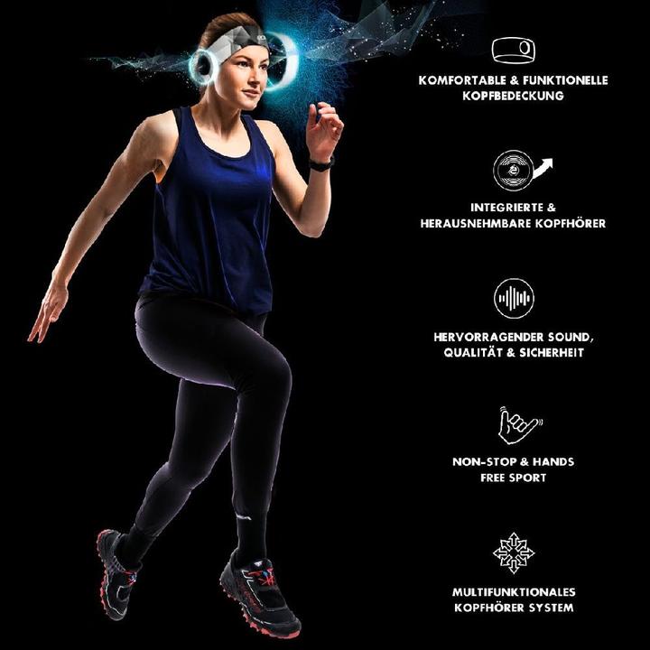 Produktbild Earebel - Elite - Hoofdband maat L/XL - on ear - koptelefoon - sport koptelefoon - hardlopen - fitness fiets (XL)