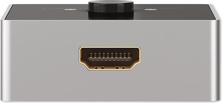 Actual product image Goobay Manual HDMI Switch Box 2 to 1 4K @ 60 Hz