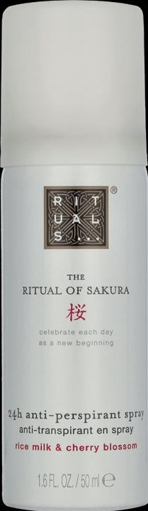 Actual product image Rituals The Ritual of Sakura Anti-perspirant Spray 50ml Travel Size (Spray, 50 ml)