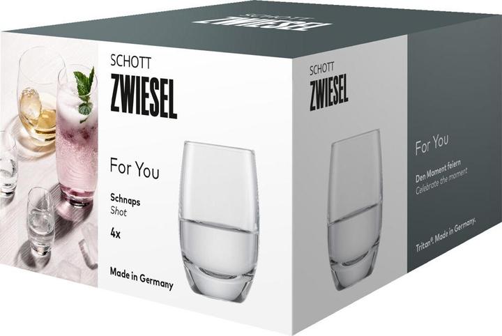 Actual product image Schott Zwiesel Shot glass FOR YOU (0.75 dl, 4 x, Shot glass)