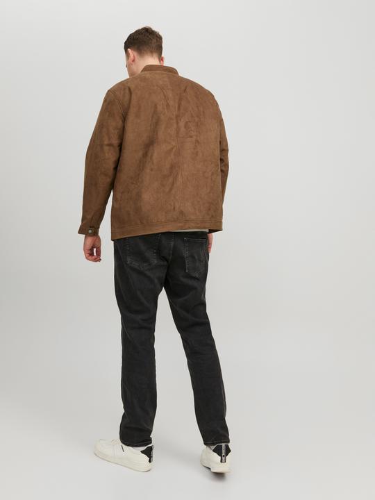Actual product image Jack & Jones Faux Leather Plus Size Jacket (5XL)