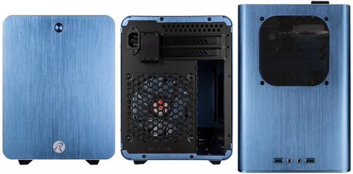 Produktbild Raijintek METIS PLUS Mini-ITX Gehäuse - blau Window (Mini-ITX)