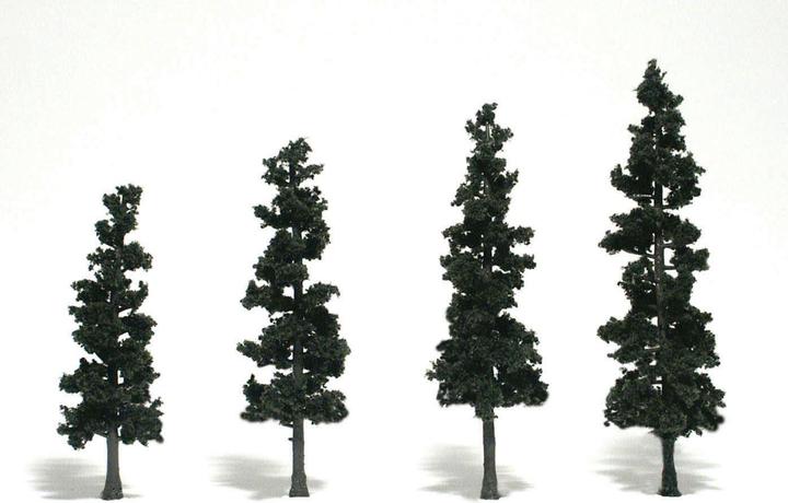 Actual product image Woodland Scenics Conifers 10 - 15 cm (4 pcs.)