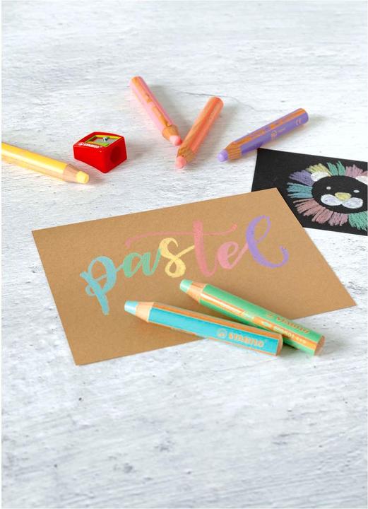 Image du produit STABILO woody 3 en 1 crayon de couleur (Lilas pastel, 1 x)