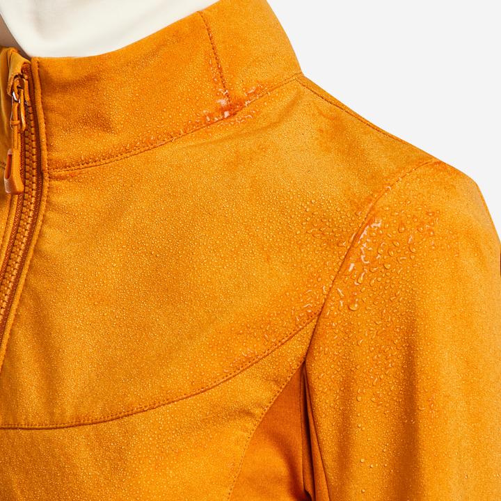 Actual product image Rockrider Bicycle winter jacket MTB ladies brown (M)