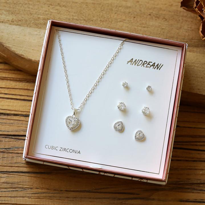 Image du produit Andreani Bracelet avec amazonite véritable (80 cm, Pierres, Nude, Verre, Marron, Métal)