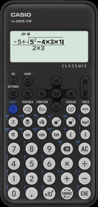 Image du produit Casio FX-82DE CW (Piles)