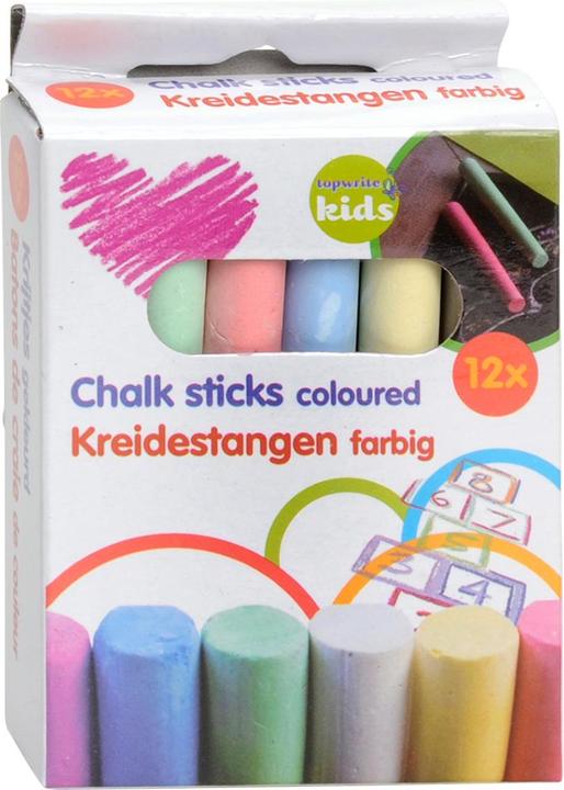 Immagine prodotto Topwrite Kids Farbige Schule Kreide (Multicolore, 12 x)