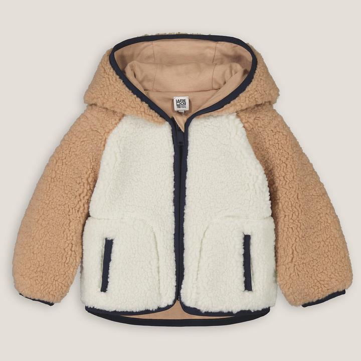 Image du produit La Redoute Collections Veste à capuche en polaire de nounours (102)