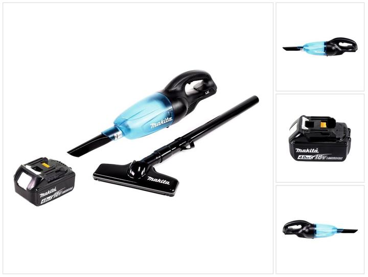 Produktbild Makita DCL 180 M1 B Akku Staubsauger 18 V Schwarz + 1x Akku 4,0 Ah - ohne Ladegerät
