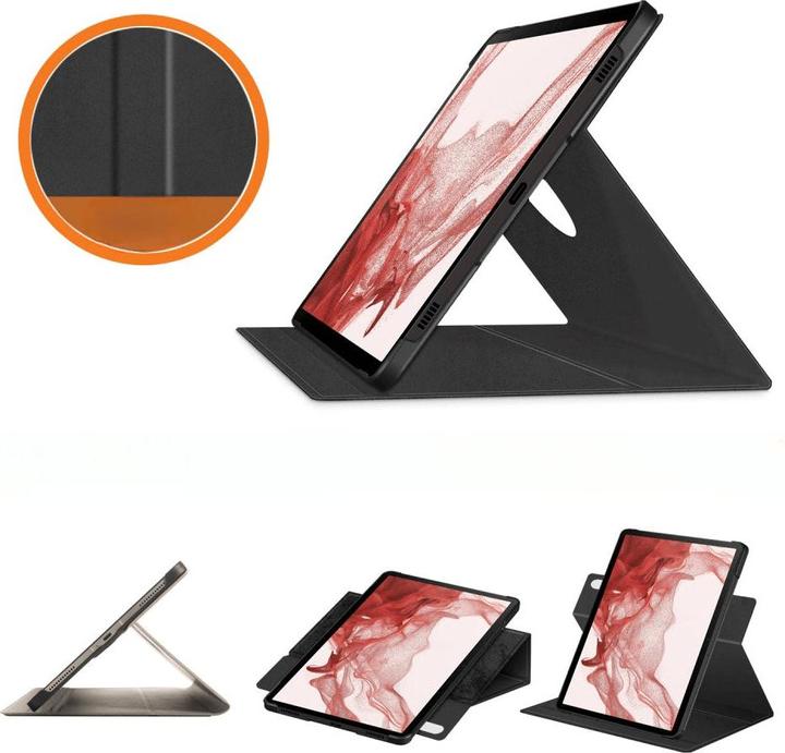 Produktbild Cover-Discount Galaxy Tab S9+ - 360-Grad Tablet Hülle rosa (Galaxy Tab S9+, Galaxy Tab S10+)