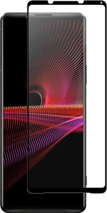 Actual product image Screenguard Sony Xperia 1 III Full Screen Protective Glass Film 2.5D 9H (1 Piece, Sony Xperia 1 III)