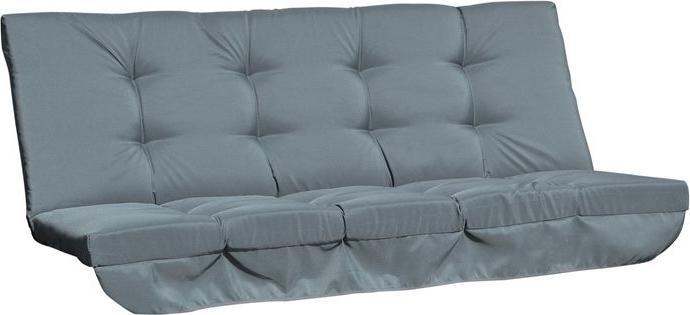 Produktbild Swisshandel24 Auflagen-Set für Hollywoodschaukel 170 cm Dunkelgrau (170 x 100 x 8 cm)
