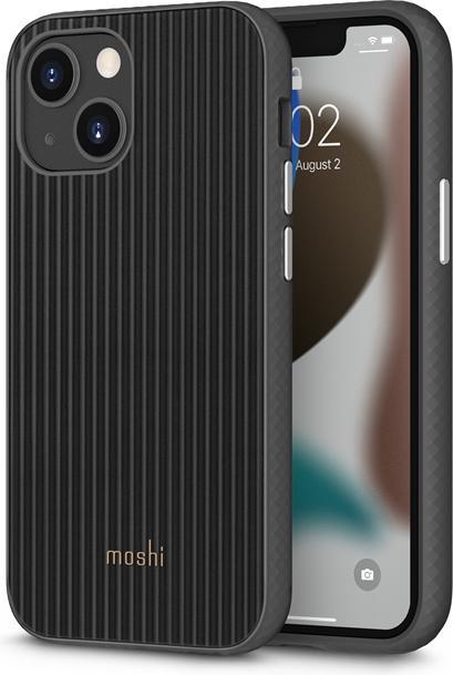 Immagine prodotto Moshi Arx Slim Hardshell Case (MagSafe) per iPhone 13 mini - Mirage Black (Apple iPhone 13 mini)