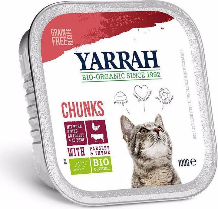Image du produit Yarrah BIO aliments humides pour boeuf et poulet (Senior, Adulte, Junior, 1 pcs, 100 g)