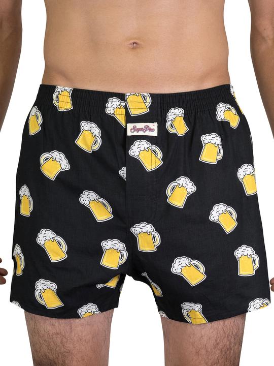 Actual product image Sugar Pine Boxer motif print mix (M, pack of 9)