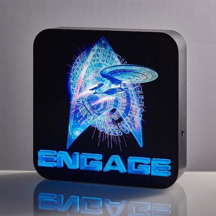 Actual product image Numskull Star Trek - Lampe de bureau / Applique murale 3D Starfleet Logo