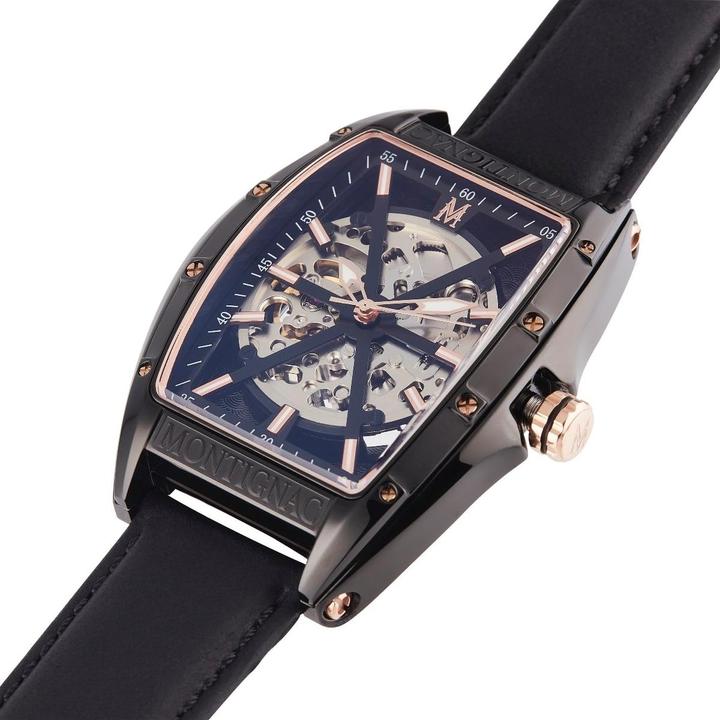 Montignac Automatische Uhr Tonneau (Skeleton-Uhr, 2655 mm)
