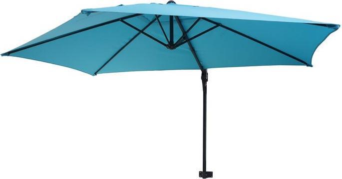 Immagine prodotto Mendler Ombrellone da parete, ombrellone da balcone a sbalzo, 3m inclinabile, poliestere alluminio/acciaio (3 m)