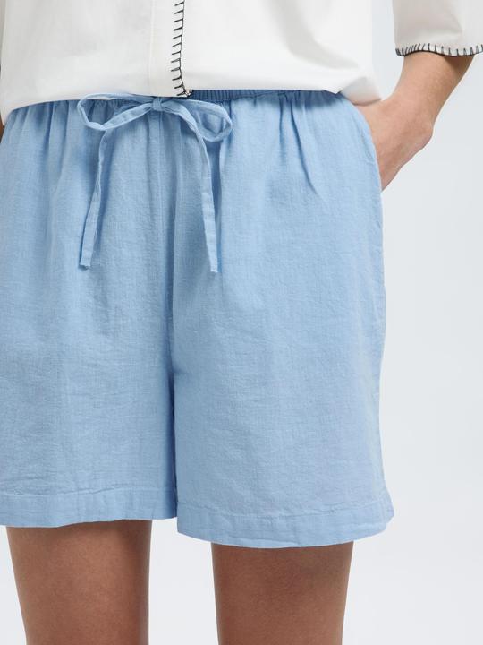 Produktbild Selected Femme Mid Waist Shorts aus Leinengemisch (38)