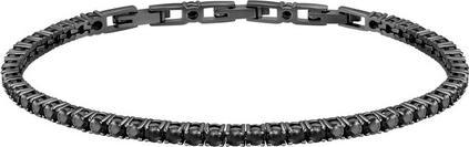Morellato MenÂ's glittering bracelet withack crystals Tennis SATT03 (M) (925er Sterlingsilber)